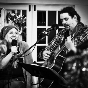 Christmas at the Vandiver – Katie and Nate in Rehearsal